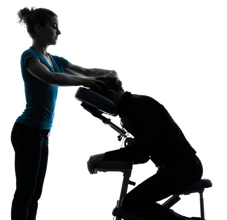 Massage therapist providing mobile services